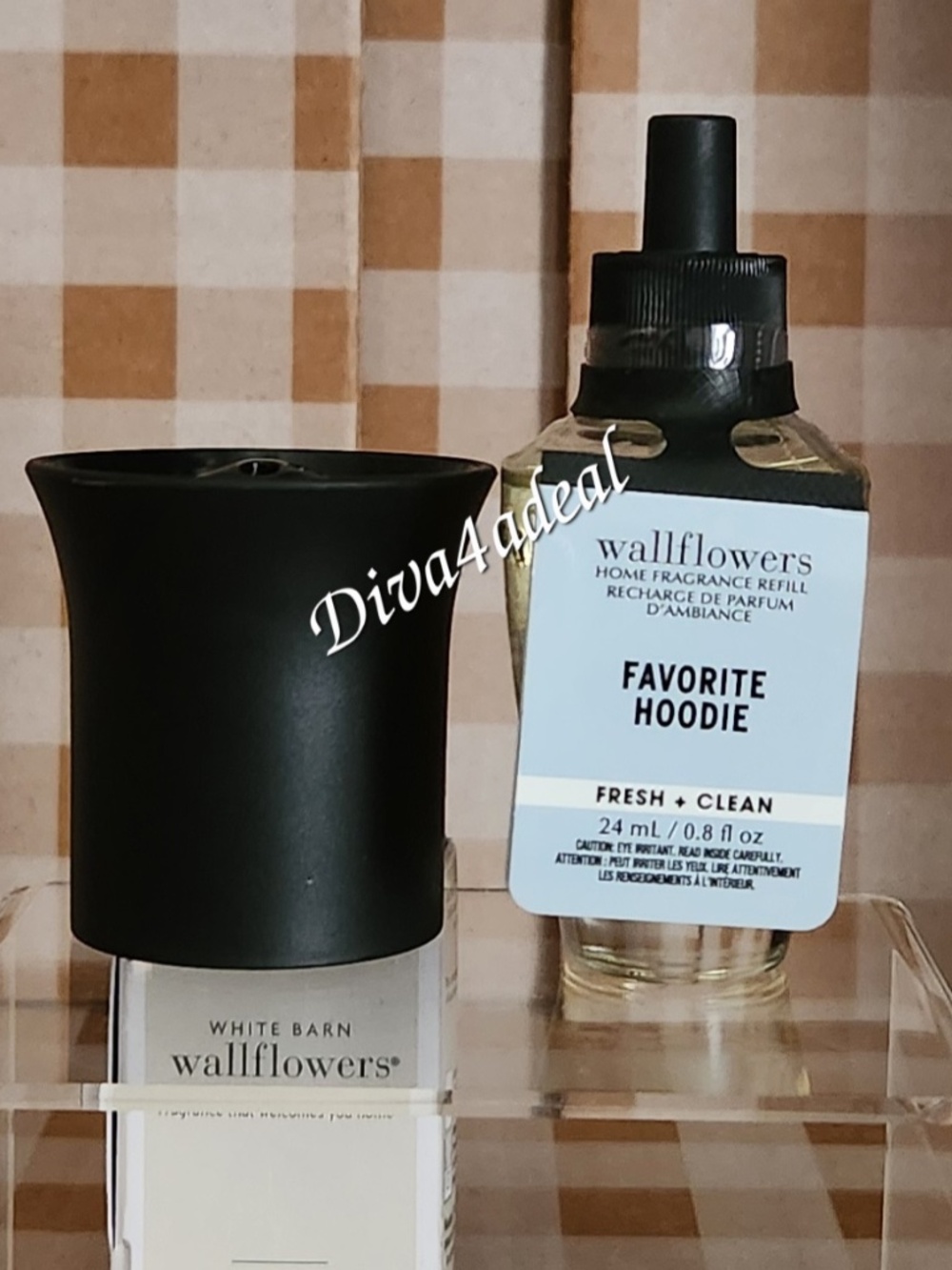 Bath & Body Works BLACK FLARE Wallflower Plug & Refill 2PC Bundle